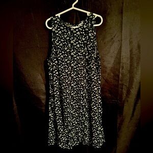 Old Navy Black Floral Dress